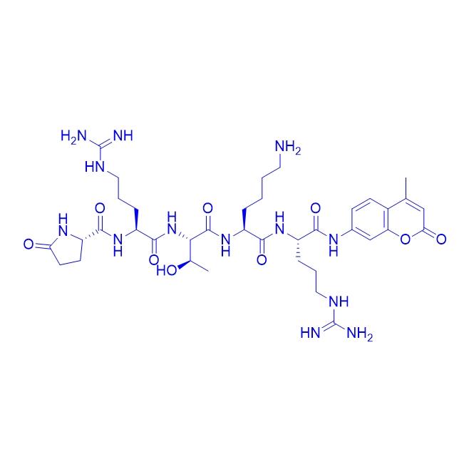 Pyr-RTKR-AMC 1255501-99-5(TFA);155575-02-3.png Pyr-RTKR-AMC 1255501-99-5(TFA);155575-02-3.png