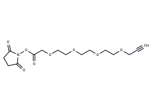 化合物 Propargyl-PEG4-CH2CO2-NHS|T24668|TargetMol