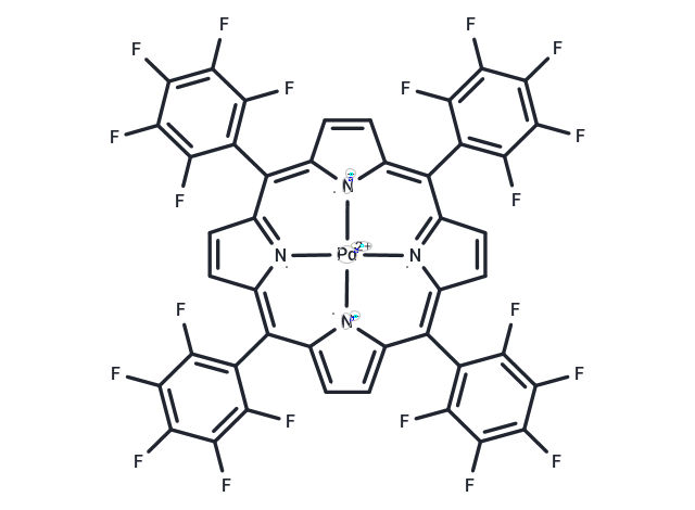 化合物 Palladium meso-tetra(pentafluorophenyl)porphyrin|T201067|TargetMol