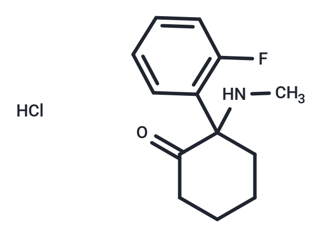 化合物 2-fluoro Deschloroketamine hydrochloride|T201352|TargetMol