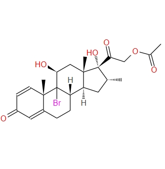 Pregna-1,4-diene-3,20-dione, 21-(acetyloxy)-9-bromo-11,17-dihydroxy-16-methyl-, (9ξ,11β,16α)-