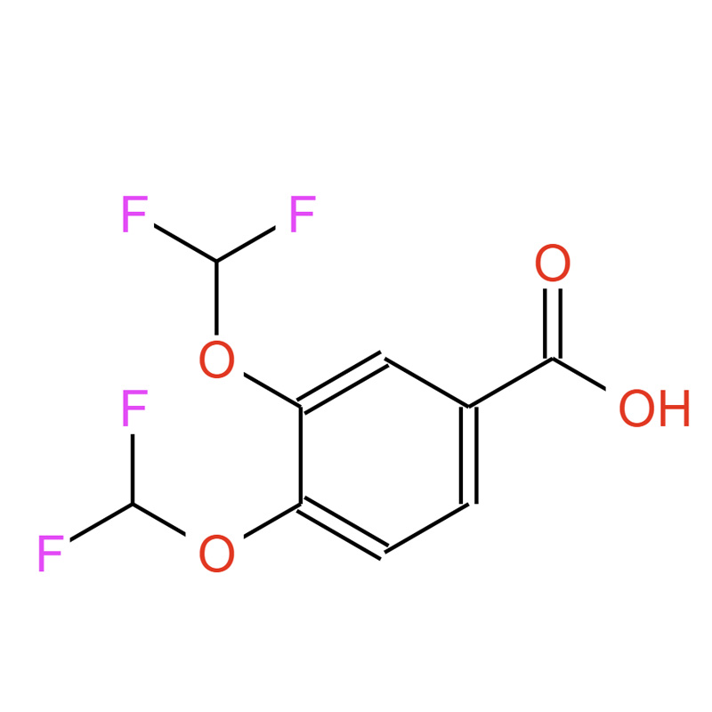 3,4-双(二氟甲氧基) 苯甲酸，162401-60-7