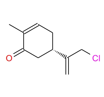 2-Cyclohexen-1-one, 5-[1-(chloromethyl)ethenyl]-2-methyl-, (5S)-
