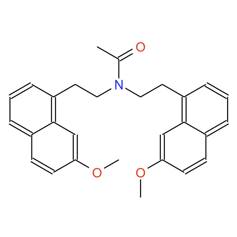 N,N-双[2-(7-甲氧基-1-萘基)乙基]-乙酰胺，1385018-58-5