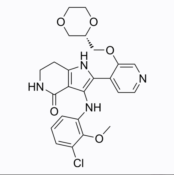 (S)-2-(3-((1,4-二恶烷-2-基)甲氧基)吡啶-4-基)-3-((3-氯-2-甲氧基苯基)氨基)-1,5,6,7-四氢-4H-吡咯并[3,2-c]吡啶-4-酮