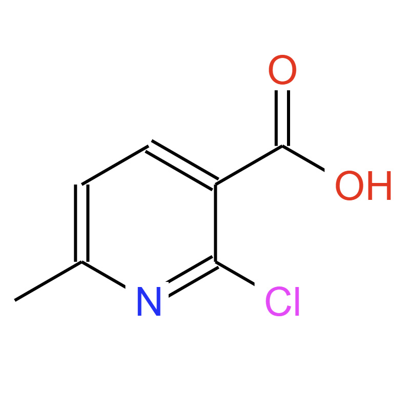 2-氯-6-甲基烟酸，30529-70-5，2-Chloro-6-methylnicotinic acid