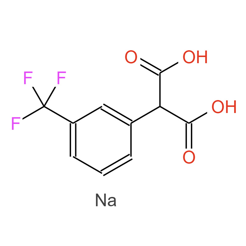 2-[3-三氟甲基苯基]丙二酸二钠盐，1443330-02-6