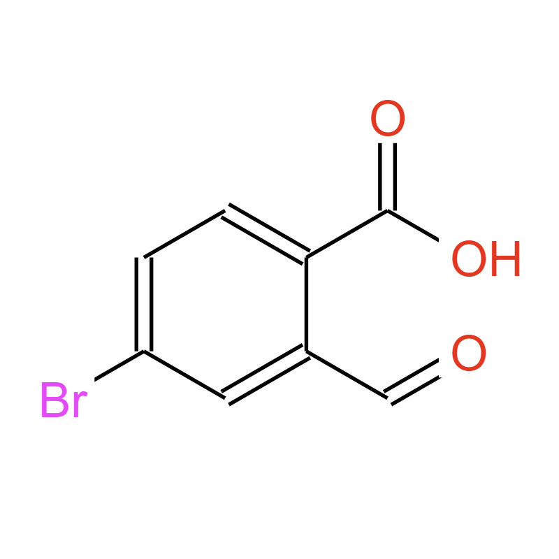 4-溴-2-醛基苯甲酸，871502-87-3