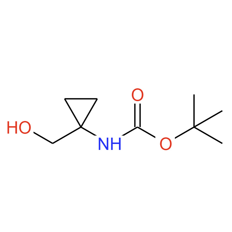 (1-羟甲基环丙基)-叔丁氧羰基氨基，107017-73-2