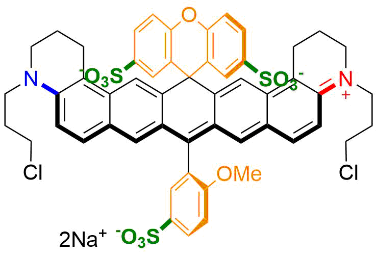 适用于细胞显微成像波长870的荧光染料