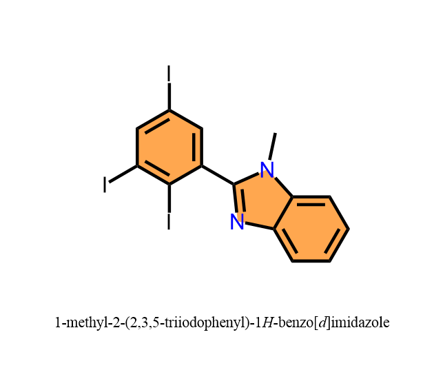 1-methyl-2-(2,3,5-triiodophenyl)-1H-benzo[d]imidazole