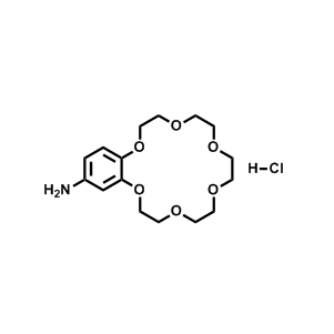 1,4,7,10,13,16-苯并六氧杂环十八胺，2,3,5,6,8,9,11,12,14,15-十氢-，盐酸盐（1:1）