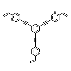5,5'，5''-（苯-1,3,5-三（乙炔-2,1-二基））三吡啶甲醛