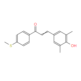 824932-89-0 (E)-3-(4-羟基-3,5-二甲基苯基)-1-(4-(甲硫基)苯基)丙-2-烯-1-酮