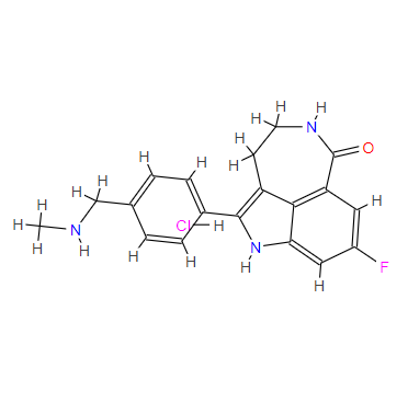 773059-19-1 8-氟-2-（4-甲胺甲基-苯基）-1,3,4,5-四氢-氮杂卓并（5,4,3-cd)-6-酮盐酸盐