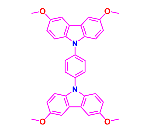 1,4-双（3,6-二甲氧基-9H-咔唑-9-基）苯 2225937-95-9