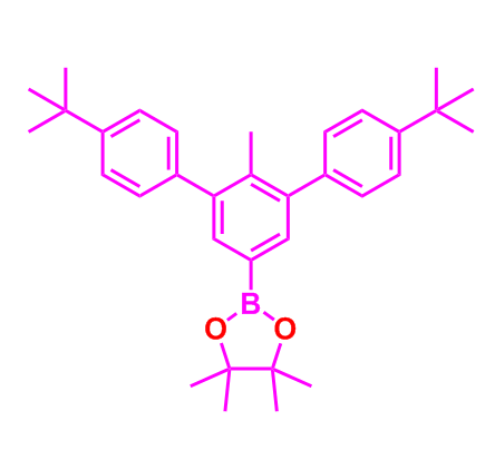 2-[4,4''-di-tert-butyl-2'-methyl(1,1':3',1''-terphenyl)-5'-yl]-4,4,5,5-tetramethyl-1,3,2-dioxaborolane 1809822-01-2