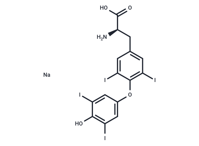 化合物 Dextrothyroxine sodium|T21383L|TargetMol