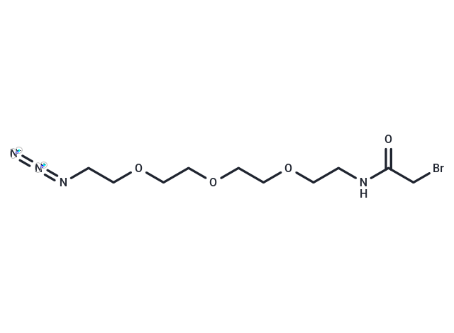 化合物 Bromoacetamido-PEG3-azide|T14819|TargetMol