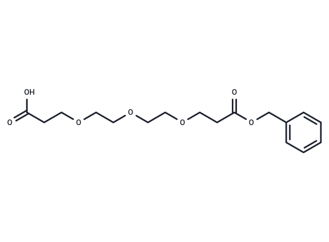 化合物 Benzyloxy carbonyl-PEG3-C2-acid|T14542|TargetMol