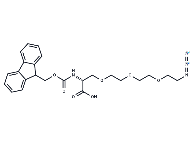 化合物 Azide-PEG3-L-alanine-Fmoc|T17468|TargetMol