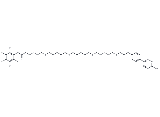 化合物 Methyltetrazine-PEG8-PFP ester|T18357|TargetMol