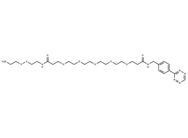 化合物 Tetrazine-PEG5-SS-amine|T18793|TargetMol