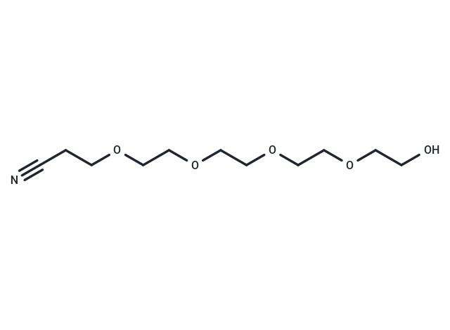 化合物 Hydroxy-PEG4-C2-nitrile|T18044|TargetMol
