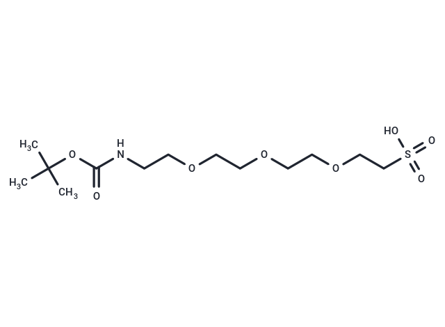 化合物 Boc-NH-PEG3-sulfonic acid|T14743|TargetMol
