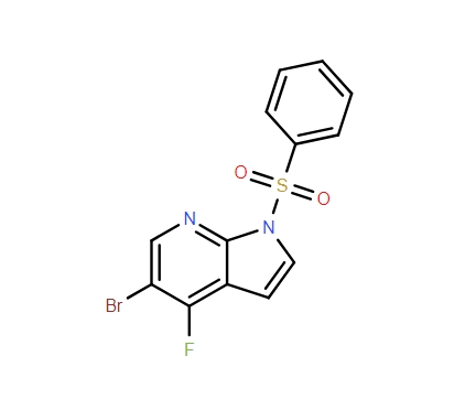 5-溴-4-氟-1-(苯基磺酰基)-1H-吡咯并[2,3-b]吡啶