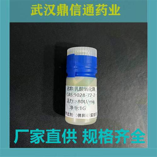 乳酸氧化酶；9028-72-2；Lactate Oxidase；来源于草绿色气球菌
