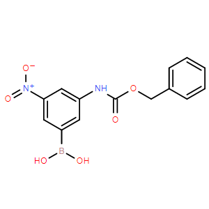 (3-(((苄氧基)羰基)氨基)-5-硝基苯基)硼酸