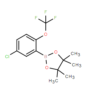 2-(5-氯-2-(三氟甲氧基)苯基)-4,4,5,5-四甲基-1,3,2-二氧硼杂环戊烷