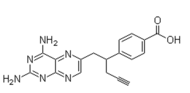 4-[1-[(2,4-二氨基-6-蝶啶基)甲基]-3-丁炔基]苯甲酸