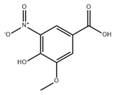 3-甲氧基-4-羟基-5-硝基苯甲酸