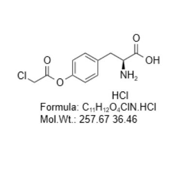 （S） -2-氨基-3-（4-（2-氯乙酰氧基）苯基）丙酸盐酸盐