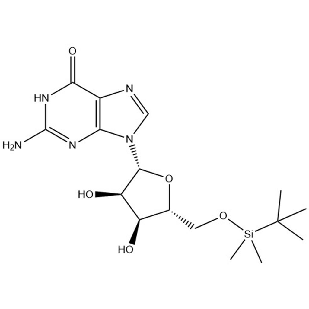 5'-O-[(1,1-Dimethylethyl)dimethylsilyl]guanosine;72409-21-3