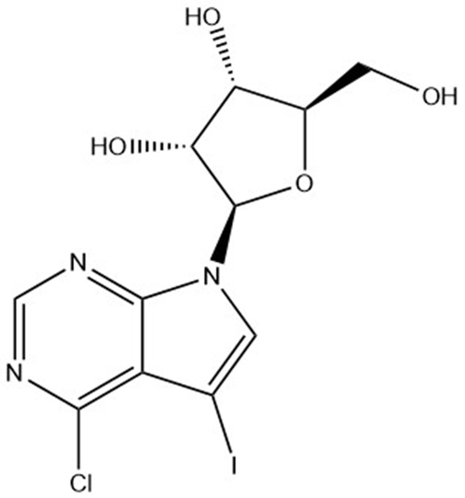 (2R,3R,4S,5R)-2-(4-Chloro-5-iodo-7H-pyrrolo[2,3-d]pyrimidin-7-yl)-5-(hydroxymethyl)tetrahydrofuran-3,4-diol;24386-91-2