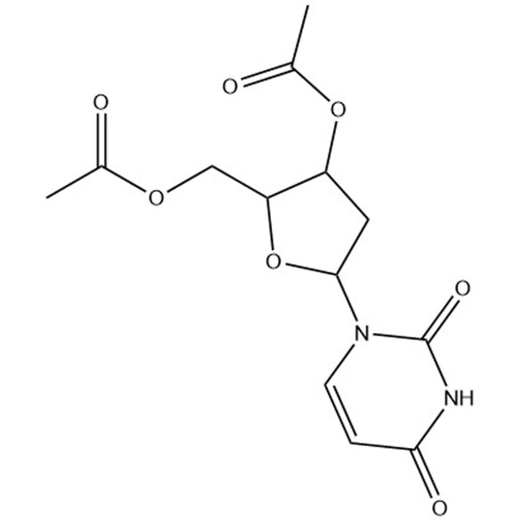(3-Acetoxy-5-(2,4-dioxo-3,4-dihydropyrimidin-1(2H)-yl)tetrahydrofuran-2-yl)methyl acetate;1094602-18-2 