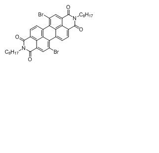 N,N'-二辛基-1,7-二溴-苝四羧酸二酰亚胺
