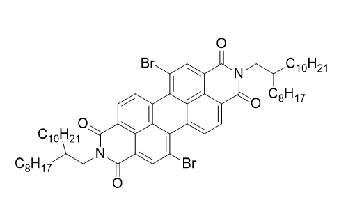 5,12- 二溴-2,9-二(2-辛基十二烷基)蒽并[2,1,9-def:6,5,10-d'e'f']二异喹啉-1,3,8,10(2H,9H)-四酮