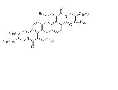 N,N'-双N,N'-双(2-癸基-十四烷基)-1,7-二溴-3,4,9,10-苝二酰亚胺(2-癸基-十四烷基)-1,7-二溴-3,4,9,10-苝二酰亚胺