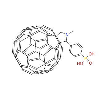 P-[4-(1′,5′-Dihydro-1′-methyl-2′H-[5,6]fullereno-C60-Ih-[1,9-c]pyrrol-2′-yl)phenyl]phosphonic acid