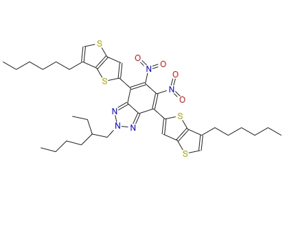 2-(2-ethylhexyl)-4,7-bis(6-hexylthieno[3,2-b]thiophen-2-yl)-5,6-dinitro-2H-benzo[d][1,2,3]triazole