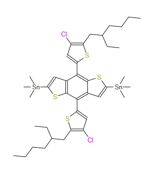 (4,8-二(4-氯-5-(2-乙基己基)噻吩-2-基)苯并[1,2-B:4,5-B']二噻吩-2,6-二基)双三甲基锡