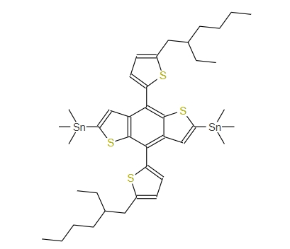 2,6-二(三甲基锡)-4,8-二(5-(2-乙基己基)噻吩基-2-)-苯并二噻吩