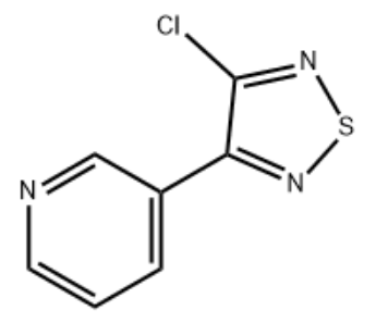 3-氯-4-(吡啶-3-基)-1,2,5-噻二唑（占诺美林中间体）