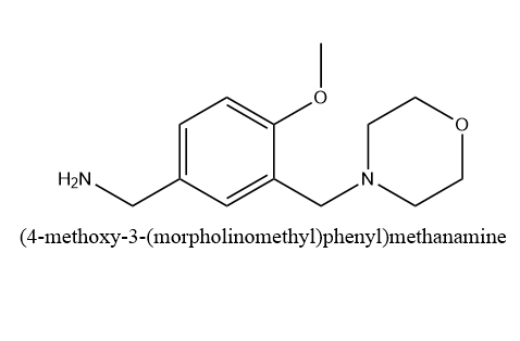 (4-methoxy-3-(morpholinomethyl)phenyl)methanamine