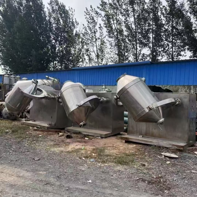 回收三维混合机 三维混合机使用优缺点