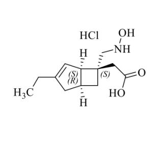 2-((1R，5S，6S)-3-乙基-6-((羟基氨基)甲基)二环[3.2.0]庚-3-烯-6-基)乙酸